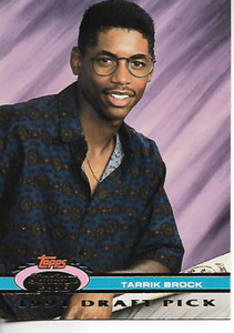 1991 Stadium Club Dome Set Tarrik Brock Card