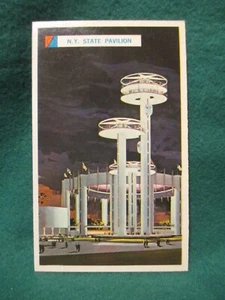 Venta de patrimonio ~ tarjeta arcade vintage - 1964 Feria Mundial de Nueva York Pabellón de Nueva York - Imagen 1 de 2
