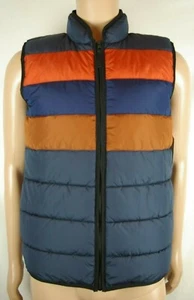 There Abouts Outerwear Navy & Orange Full Zip Puffer Vest Boy's/ Kid's XL 18/20 - Picture 1 of 12