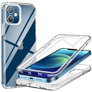 Coque Silicone 360 Intégrale Full pour iPhone 16 16e 15 14 13 Pro Max 13 12 11 - Photo 1/7
