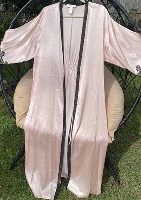 Новый с ярлыками Oscar De La Renta розовый ярлык халат женщин большой розовый и черный - Изображение 1 из 4