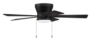 Flat Black 52"Ceiling Fan from the Merit Collection - Picture 1 of 1