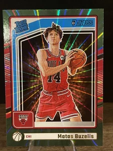 2024-25 Panini Donruss - Matas Buzelis RC Rated Rookie Green Laser - Bild 1 von 2