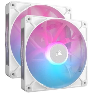Corsair iCUE LINK RX140 RGB Series, PWM Lüfter 2er Pack - 140mm, weiß - Bild 1 von 10