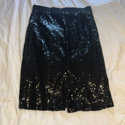 Torrid  Black lined Sequin Skirt Size 00 - Image 1 of 4