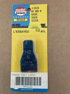 Vintage MODEL POWER HO & N Gauge Scale Track Tester Test Light unopened / sealed - Picture 1 of 5