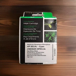 HP 951XL CN046AN Cyan Ink ZAMIENNIK Wkład WYSOKA wydajność do HP OFFICEJET PRO - Zdjęcie 1 z 5