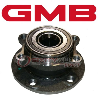 GMB Rear Wheel Bearing Hub Assembly for 2006-2012 Audi A3 Quattro - dh Foto 1 de 4