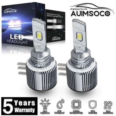 Faros LED bombillas de haz alto H15 6500K para Freightliner Sprinter 3500 2019-2021 Foto 1 de 4