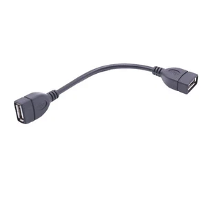 USB 2.0 Type A Female to A Female Data Charging Extension Adapter Cable Coupler - Picture 1 of 7