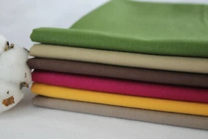 6 Stück Baumwollstoff Patchwork Stoffe DIY 50x70cm "Herbstfarben" UNI Stoffpaket - Bild 1 von 12