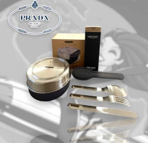 PRADA 2-PIECE DINING/PICNIC/TRAVEL SET - Picture 1 of 23