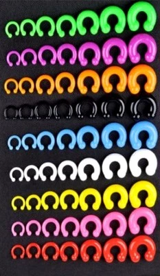 Barra de anillo de herradura grande pesada Prince Albert Genital CBB Silcone Flexi de 3 mm-12 mm Foto 1 de 4