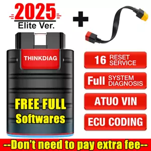 2025 THINKDIAG Bidirectional Car Diagnostic Tool Full Software Free OBD2 Scanner - Picture 1 of 12