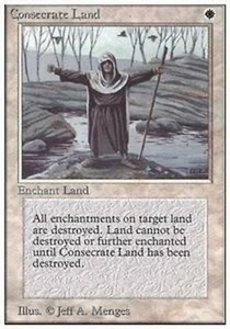 MRM ENGLISH Consecrate Land NM MTG magic UNLIMITED - Bild 1 von 1
