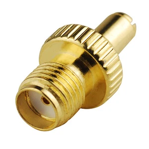TS9 Male Plug to SMA female Straight RF connector Adapter Goldplated - Picture 1 of 2