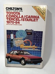 Chilton Manual Toyota Corolla/Carina/Tercel/Starlet 1970-84 #7036 - Bild 1 von 7