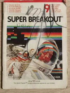 SUPER BREAKOUT ATARI 2600 NOTICE SEUL MANUAL - Picture 1 of 1