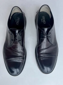 Fendi Roma |Men Dress Shoes l Brown Color l US Shoe Size 12 - Picture 1 of 6