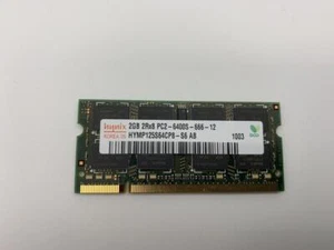 Hynix Korea 2GB 2Rx8 PC2-6400S DDR2-800 Laptop RAM - Picture 1 of 6