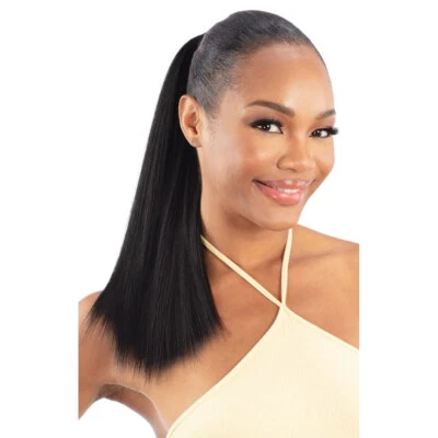 SHAKE-N-GO Shake N Go Organique Pony Pro Secret Pocket Ponytail - Sleek Straight 18"