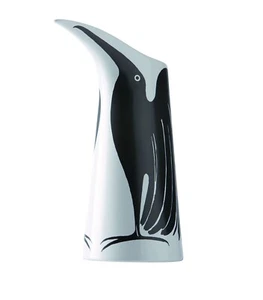 Pascal Mourgue Les Oiseaux Keramik Vogel Krähe Rabe Vase 13"" für Lignettenrosette - Bild 1 von 4