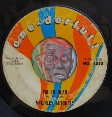 HEAR McKinley Mitchell 45 I'm So Glad / All Of A Sudden R&B deep soul - Image 1 of 2