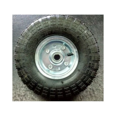 Ruota ruote pneumatica dm 250 con cuscinetti x carrello cerchio metallo ferro - Immagine 1 di 2