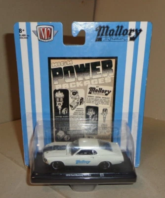 NEW M2 MACHINES MALLORY POWER AUTO DRIVERS 1970 70 FORD MUSTANG 1/64 DIECAST CAR - Image 1 of 2