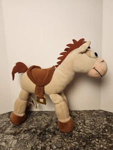 Disney Parks Toy Story “BULLSEYE” Plush Pixar Poseable Jointed Legs Bendable 10” - Picture 1 of 3
