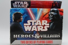 Star Wars Heroes & Villains Two Decks Of Playing Cards
