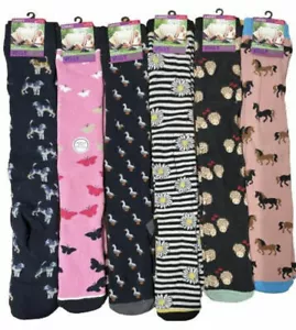 Paquete de 5 calcetines térmicos Wellington Welly con diseño para damas para caminar senderismo - Imagen 1 de 2