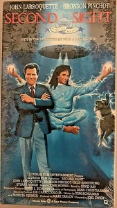 New Sealed Original VHS Movie "Second Sight" Comedy John Larroquette, Psychic - Imagen 1 de 2