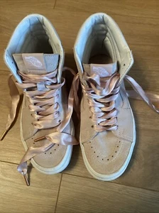 Vans OFF THE WALL Damen-Stiefeletten Veloursleder Canvas Größe 5 - Bild 1 von 12