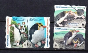 2007 AAT Decimals - Royal Penguins - MNH set of 4 as Pairs - Picture 1 of 1