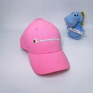 Champion Authentic Classic Pink Baseball Hat Cap Adjustable NWT - Picture 1 of 8