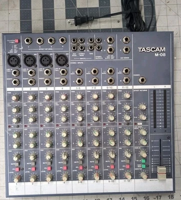 TASCAM M-08 12-Channel Mixer - Untested - Image 1 of 4