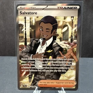 Salvatore 202/162 Scarlet & Violet Temporal Forces Full Art Pokémon TCG Karte NM - Bild 1 von 2