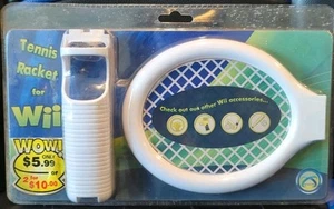 Sealed - Symtek Tennis Racket Attachment for Nintendo Wiimote (Nintendo Wii) - Picture 1 of 2
