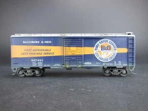 SCALA HO B&O 467491 BALTIMORE & OHIO RISPARMIO DI TEMPO 40' BOX AUTO - Foto 1 di 3