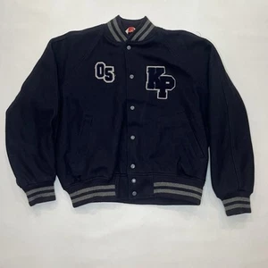 Vintage 1980s jacket Mens XL Navy Clean - Picture 1 of 5