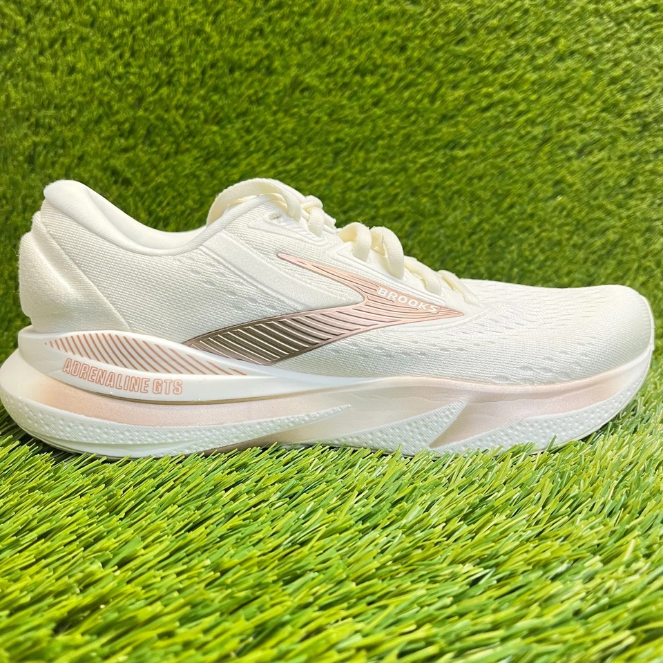 Brooks Adrenaline GTS 24 Mujer Talla 8 Beige Zapatos Atléticos para Correr Tenis Foto 1 de 4