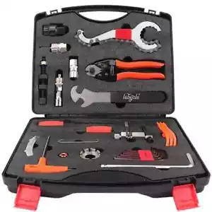 28 Piece Bike Bicycle Repair Tool Set Home Mechanic Repair Kit Adjustable Wrench - Picture 1 of 5