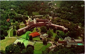 Airview of The Homestead Hot Springs Virginia Postcard - Picture 1 of 2