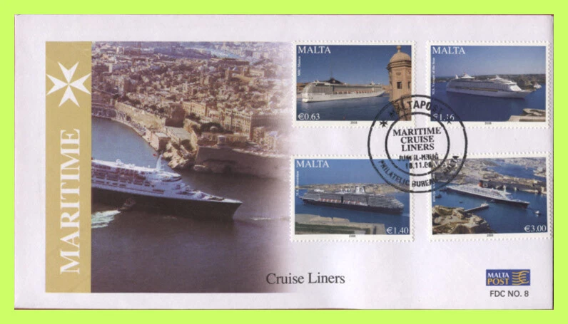Malta 2008 Int. Year of Planet Earth set on MPO First Day Cover, Bureau - Image 1 of 1