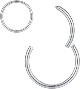 Hypoallergenic Nose Rings 20G 18G 16G 14G 12G 10G 8G 316L Surgical Steel Septum - Picture 1 of 7