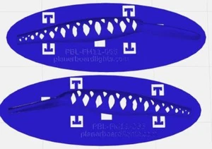 Berkley Flicker Minnow #11 Crankbait Lure Painting Stencil PBL-FM11-065 - Picture 1 of 1