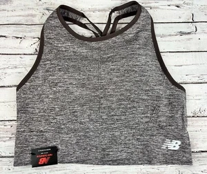 New Balance Sports Bra Women's Size XL Chocolate Brown Cross-back - Picture 1 of 4
