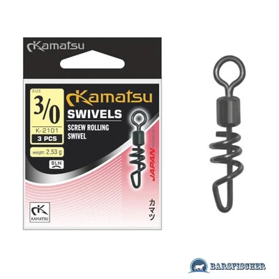 KAMATSU K-2101 SCREW ROLLING SWIVELS, POWER ROLLING SPIRALWIRBEL, MEERESWIRBEL