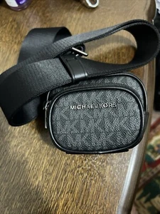 Michael Kors mini monogram MK cross body bag - Picture 1 of 7